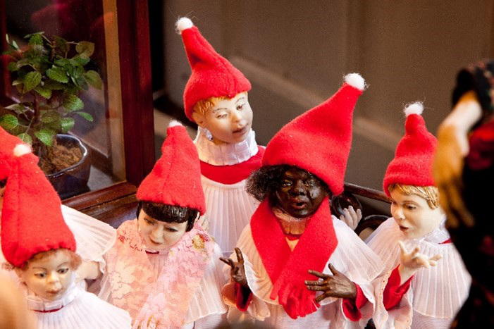 2012 Minature wax carol singers, Christmas Scenarios Exhibition, Dublin